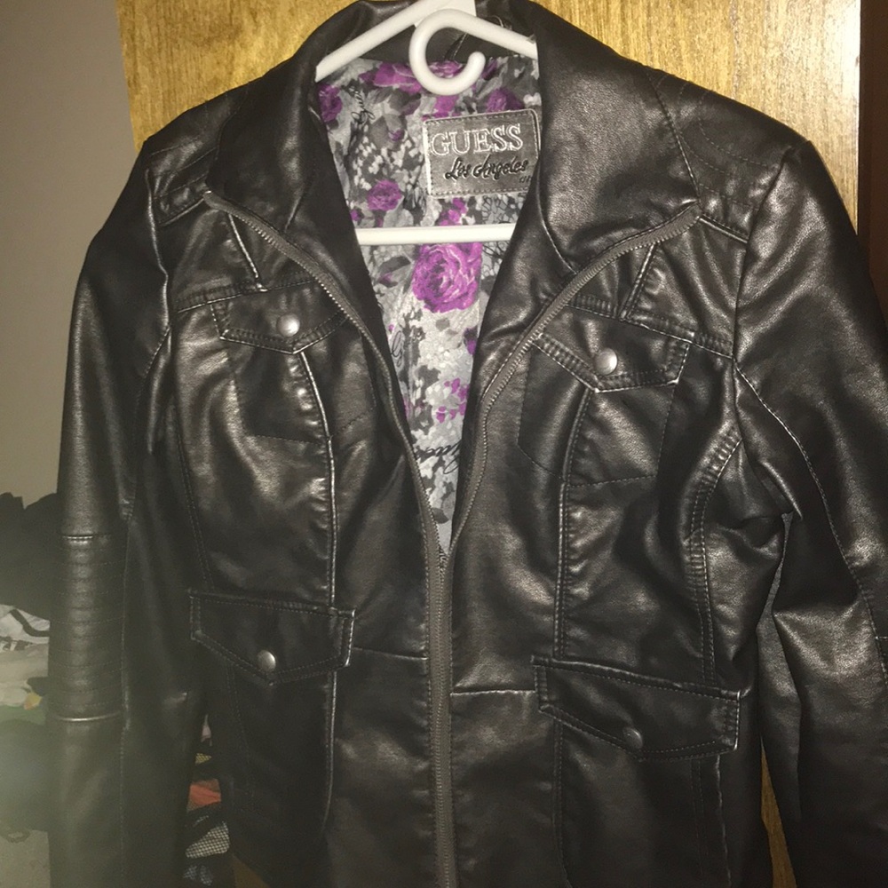 Guess leather jacket
